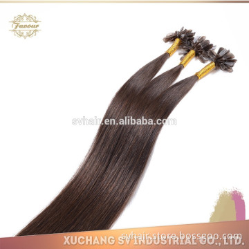 top quality I TIP human hair with long rope peruvian 6A Grade high quality nano ring hair extensions long lasting hair